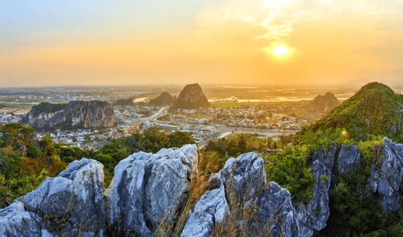 MARBLE MOUNTAINS - MONKEY MOUNTAIN - AM PHU CAVE - DA NANG BY NIGHT & HAN RIVER  CRUISE